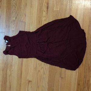 Maroon dress
